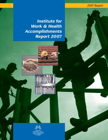 ACCOMPLISHMENT REPORT : 2007 .
